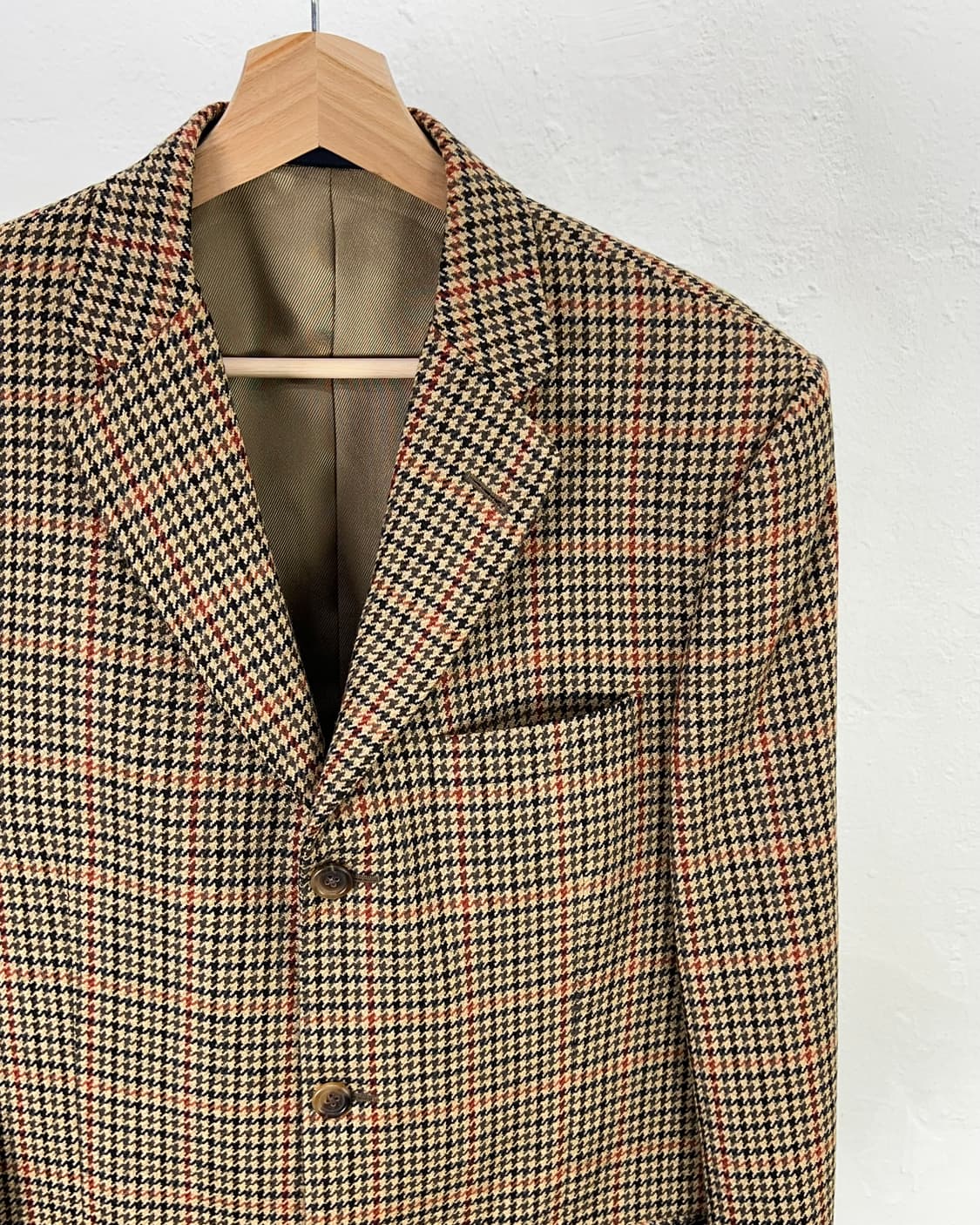 버버리 클래식 하운드 체크 3b 울 블레이저 상품이미지3