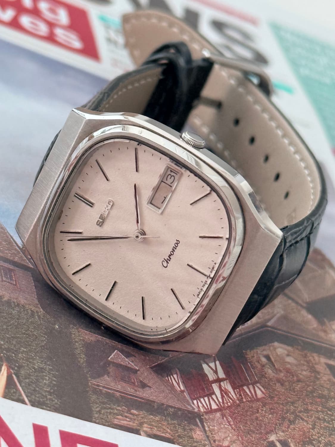Seiko 세이코 Chronos 쿼츠 Day-Date 상품이미지3