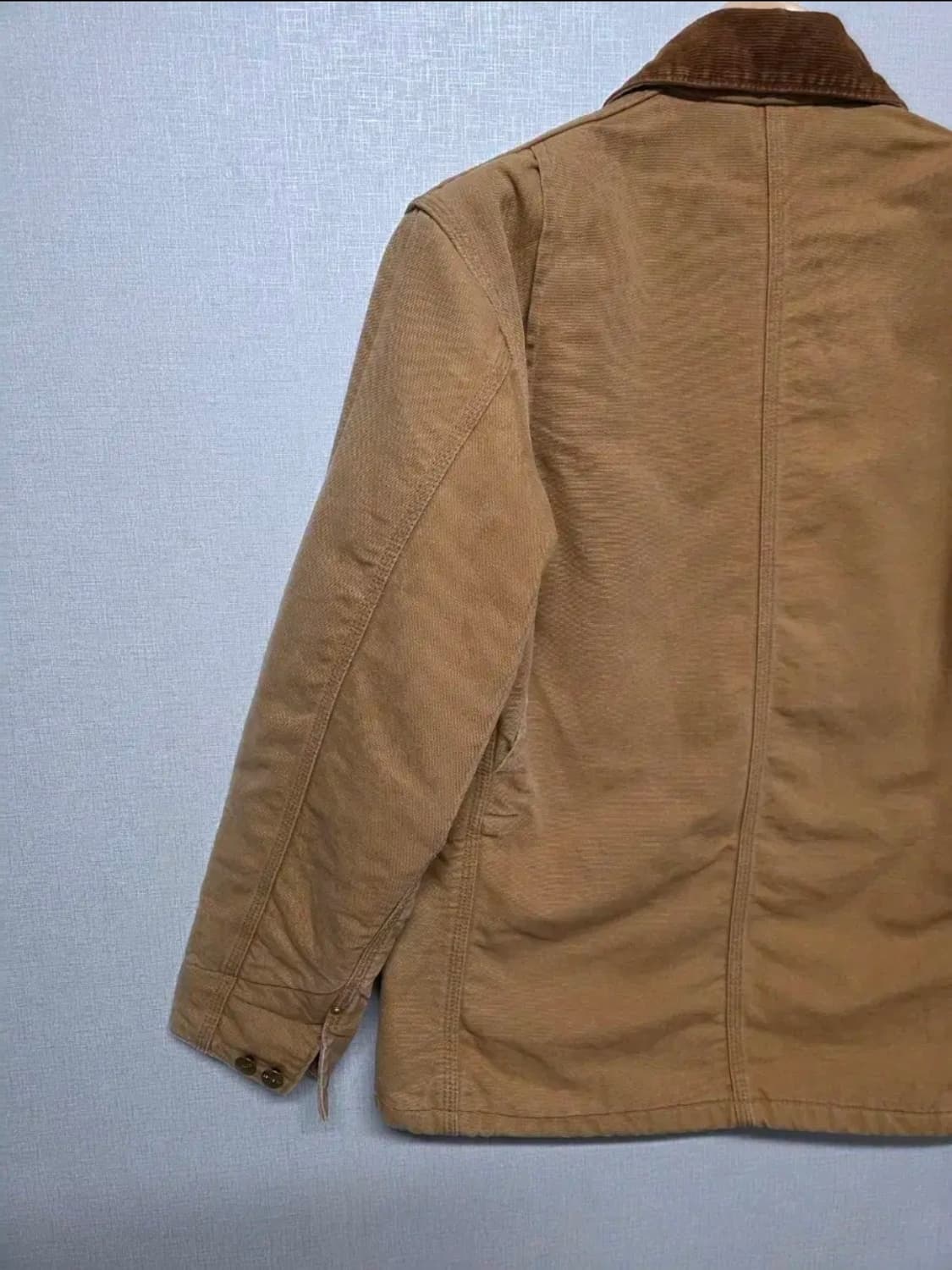 칼하트 브라운 덱 자켓 코듀로이 카라 사이즈 105 상품이미지5