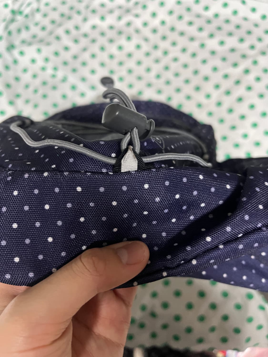 미즈노 네이비 도트 백팩 25L🌀 상품이미지4