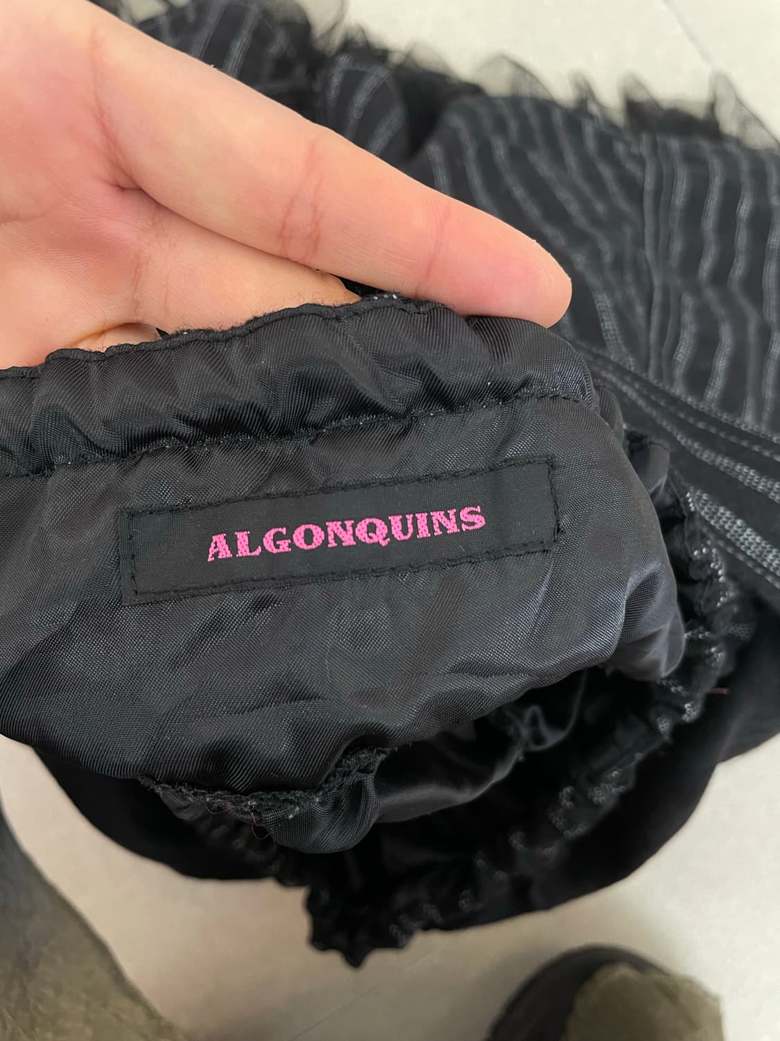 알곤퀸즈 스트라이프 멜빵 원피스 상품이미지5