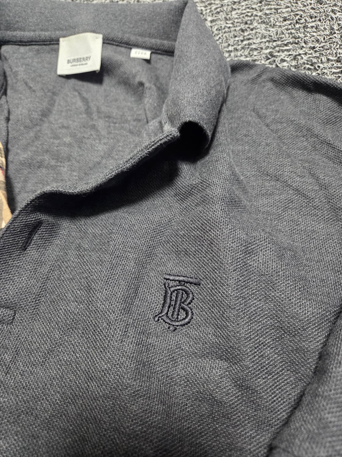 버버리 TB로고 티셔츠/3XL/진그레이(2) 상품이미지4