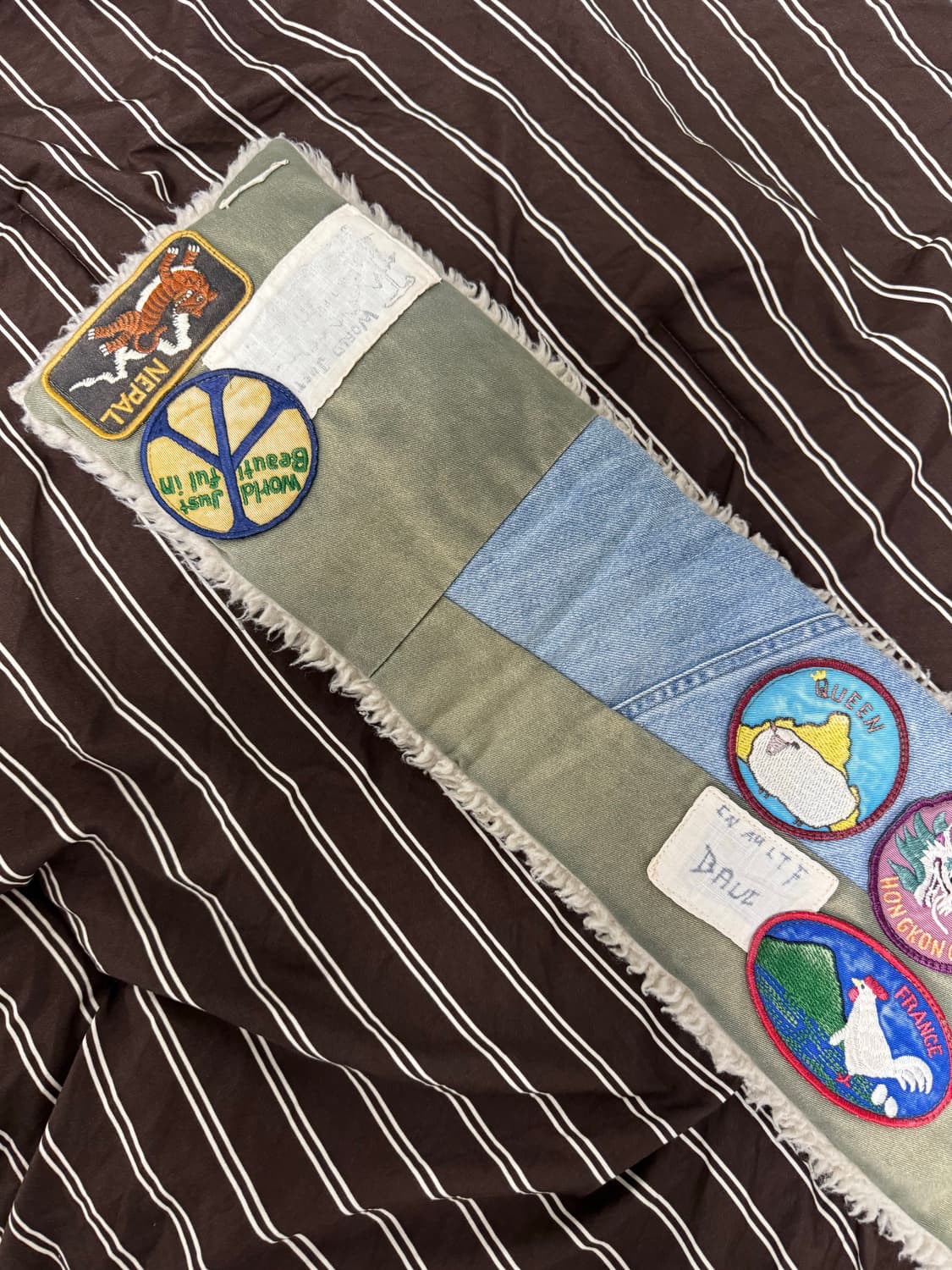 [ F ] Kapital 캐피탈 멀티패치 머플러 상품이미지4