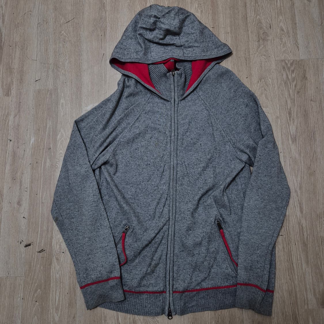 아르마니 익스체인지 후드 니트 집업 L(100) 상품이미지1