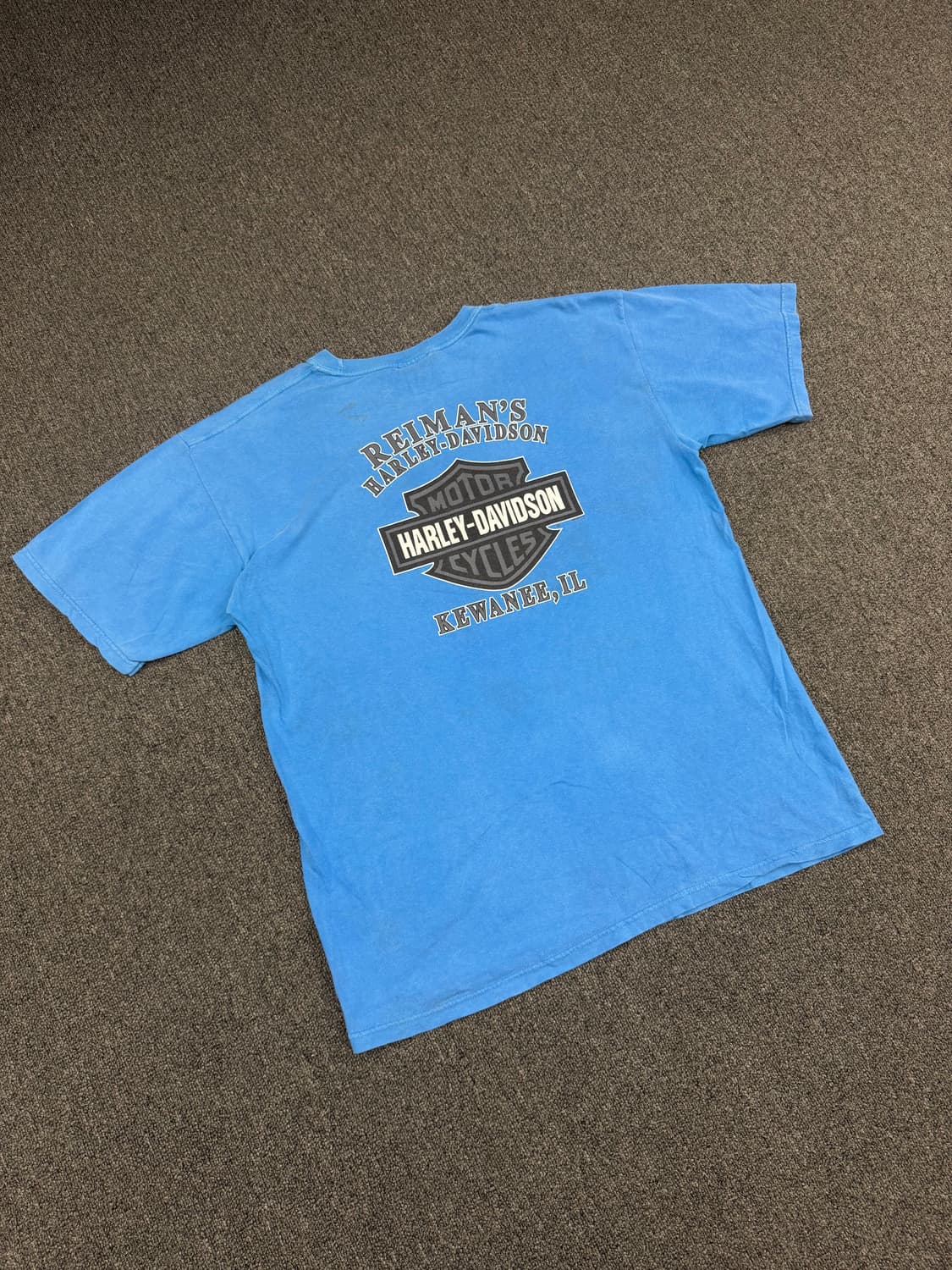 L) 할리데이비슨 빈티지 프린팅 반팔 티셔츠 상품이미지6