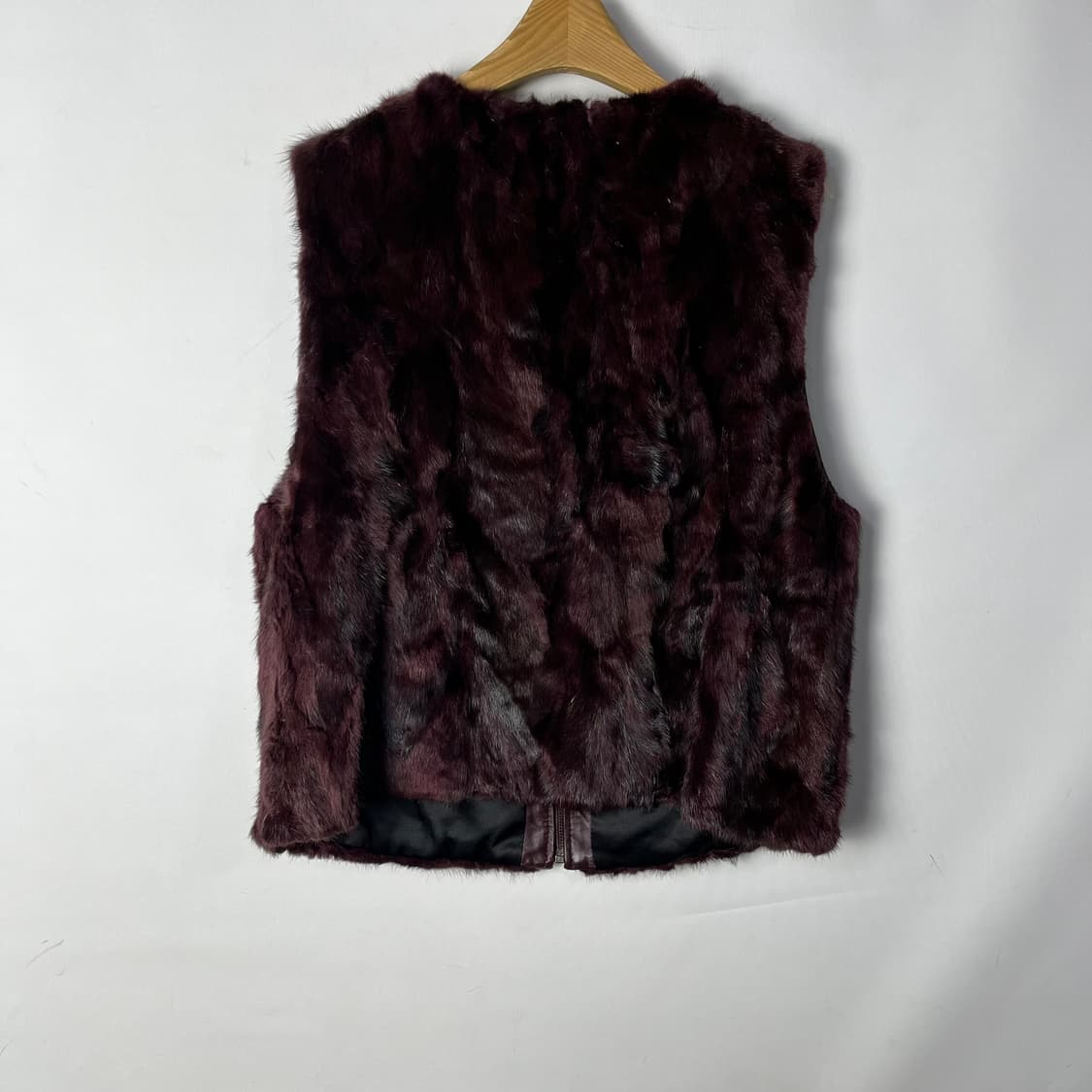 [Euro] 유로 컬렉션 밍크퍼 포켓 집업 베스트 상품이미지2