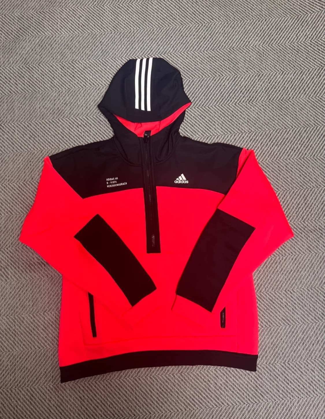 상태 S) 아디다스 후드 아노락 L 상품이미지1