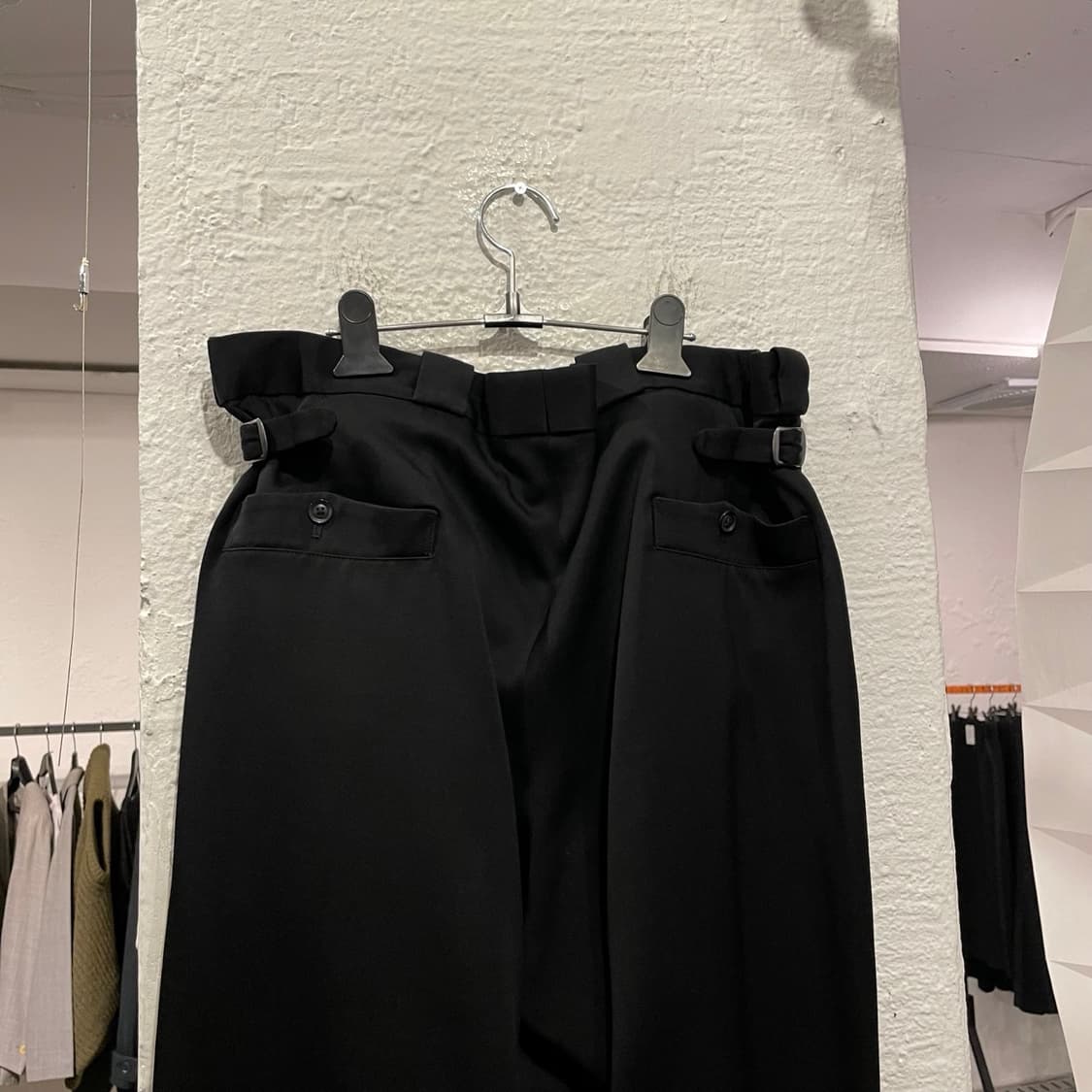 요지야마모토 뿌르옴므 개버딘 울 오버사이즈 슬랙스 상품이미지4