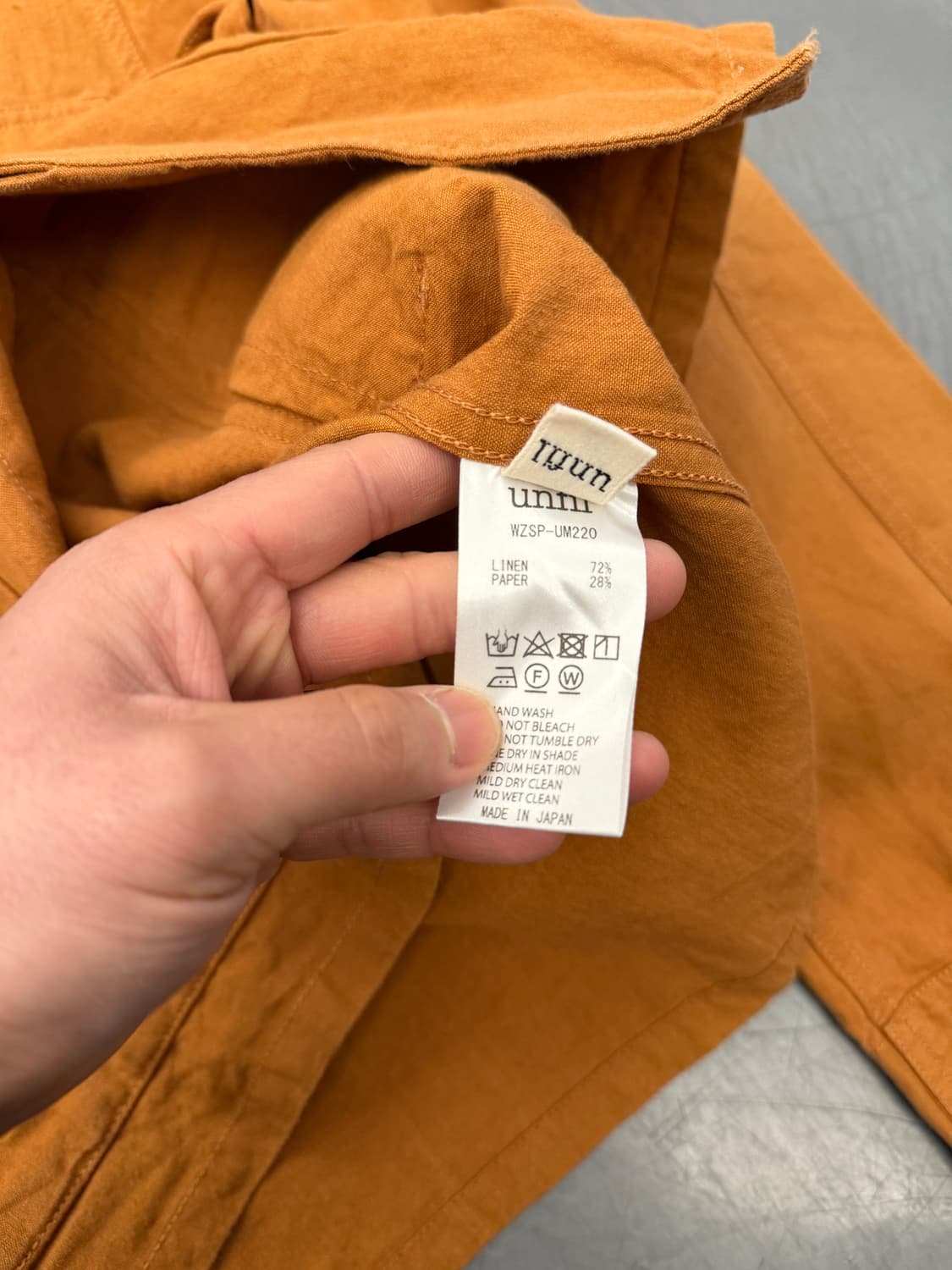 UNFIL LINEN FIELD JACKET 언필 린넨 필드자켓 상품이미지8