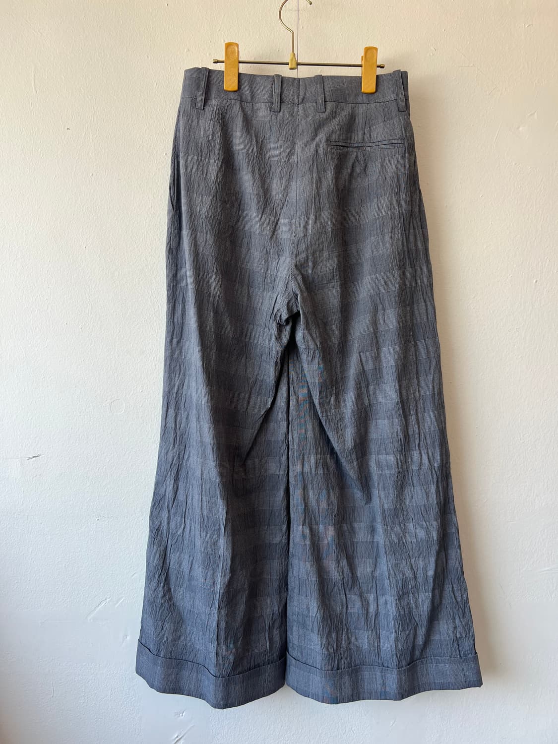 Erika Cavallini 에리카 카발리니 여성 그레이체크 코튼팬츠  상품이미지4