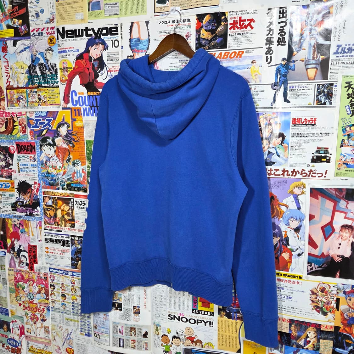 홀리스터 블루 패치 레터링 후드집업 상품이미지6