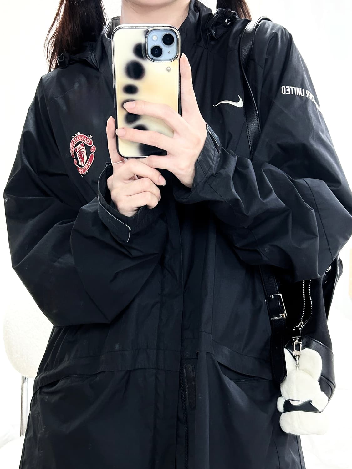 나이키 맨유 블랙 투웨이 바람막이 상품이미지1