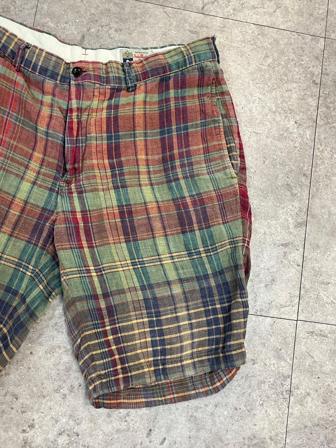 폴로 랄프로렌 체크 하프 팬츠 34 #csz3801 상품이미지5