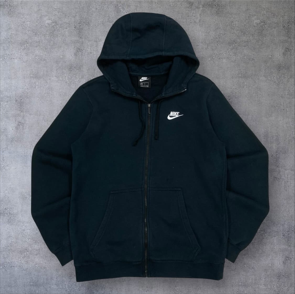 나이키 네이비 컬러 퓨추라 스몰 로고 후드 집업 상품이미지1