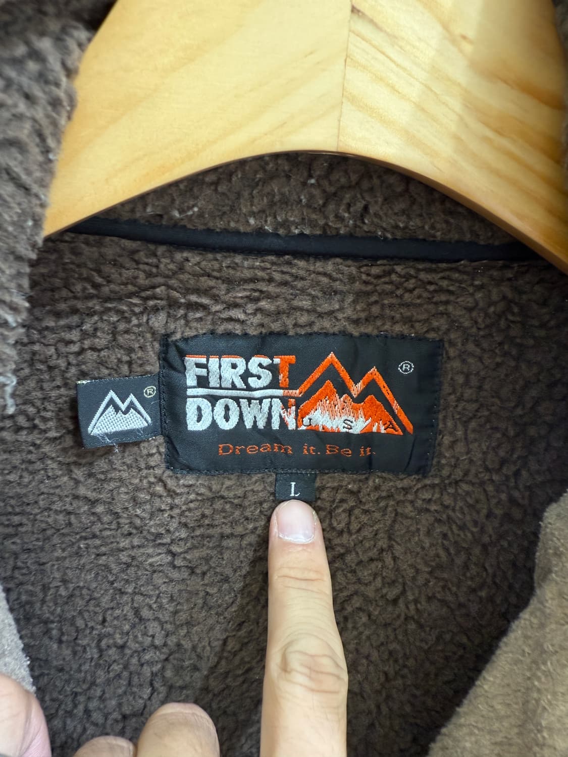 FIRST DOWN 플리스 자켓 상품이미지6