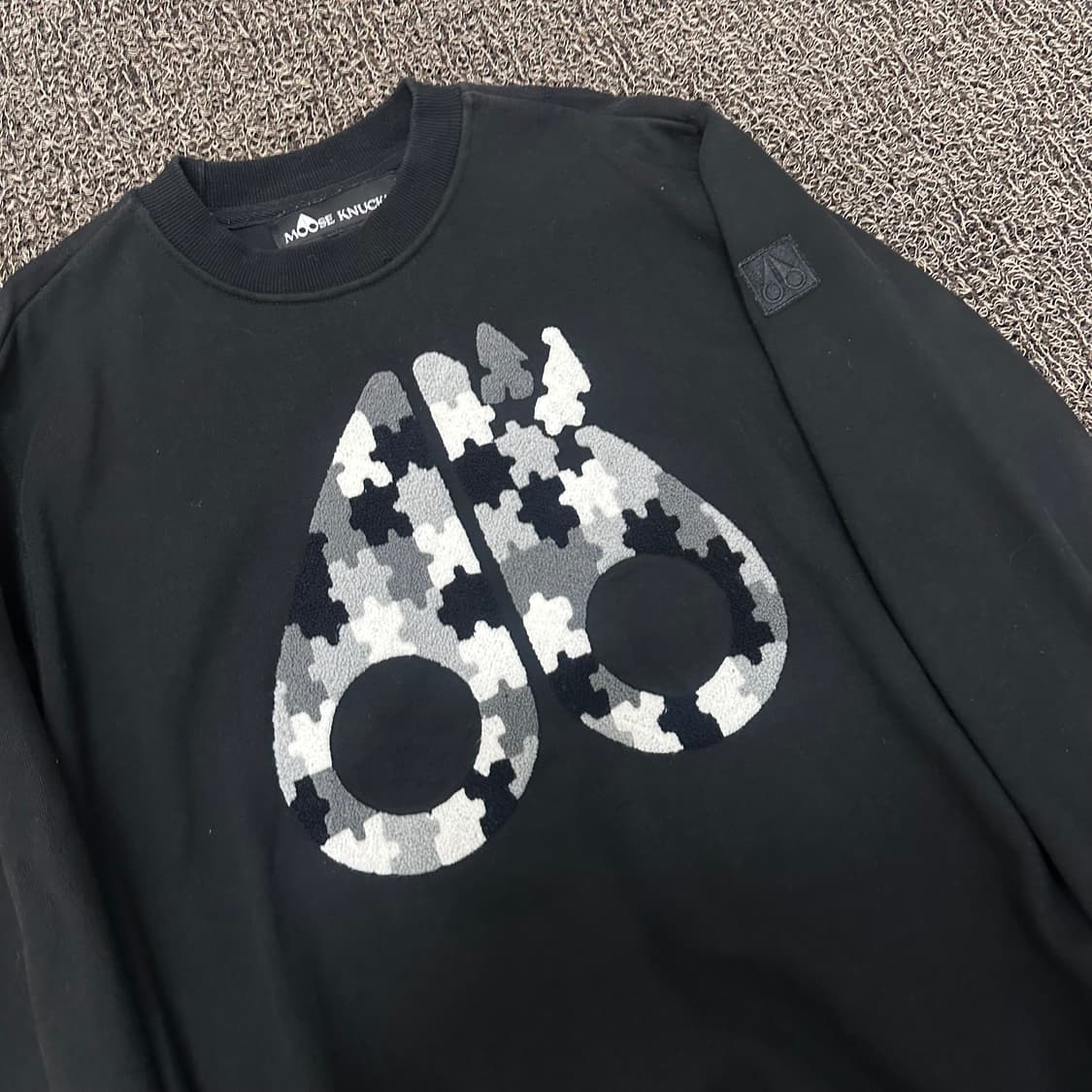 무스너클 맨투맨 블랙 S 상품이미지2