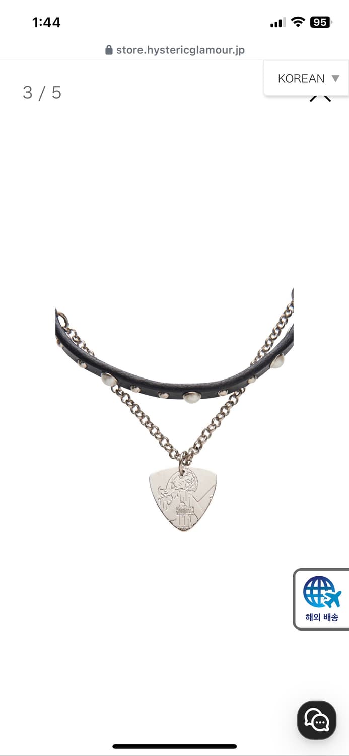 Hysteric Glamour 가죽초커 상품이미지2