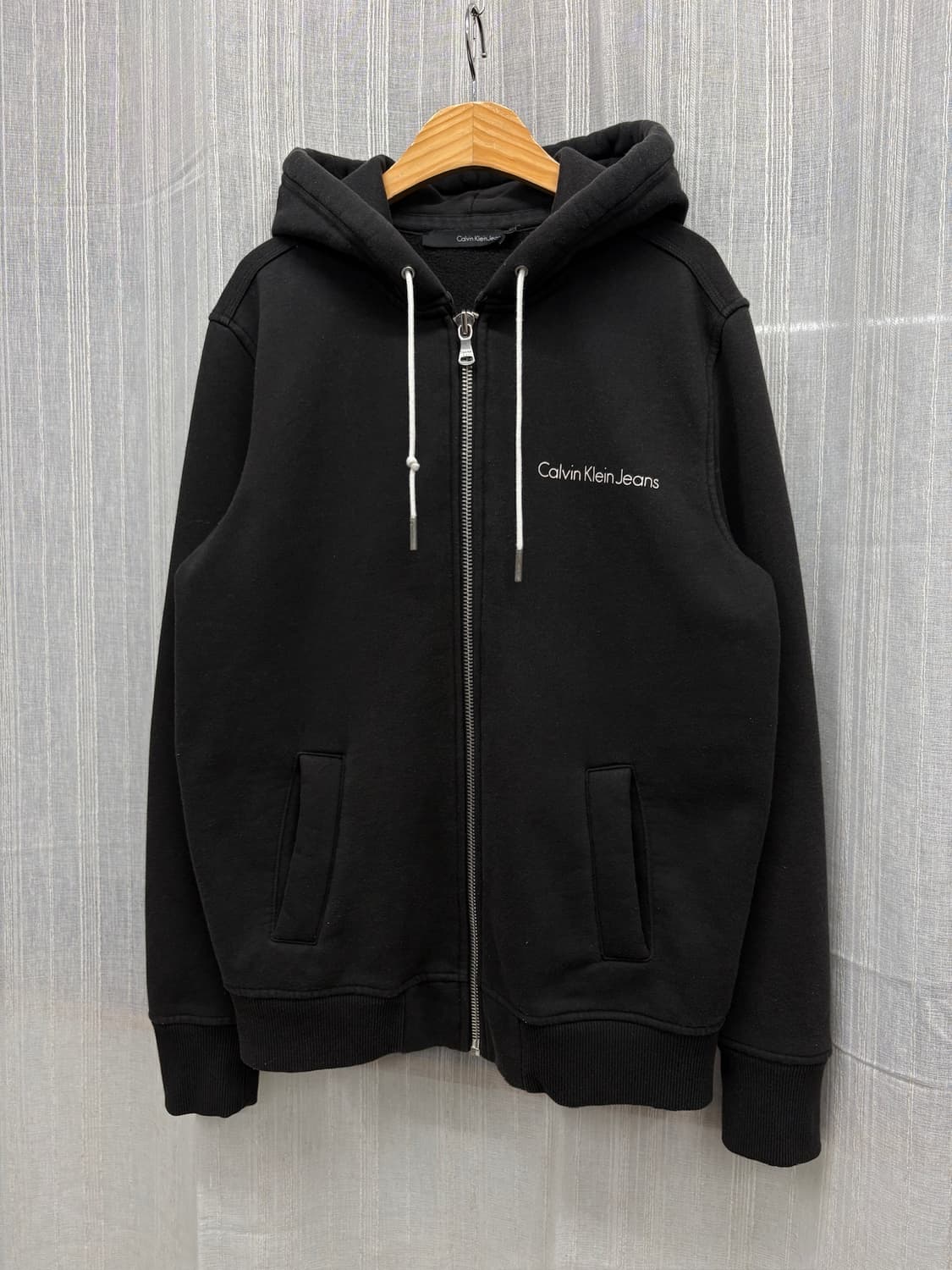 CK 캘빈클라인 로고 후드집업 티셔츠 상품이미지1