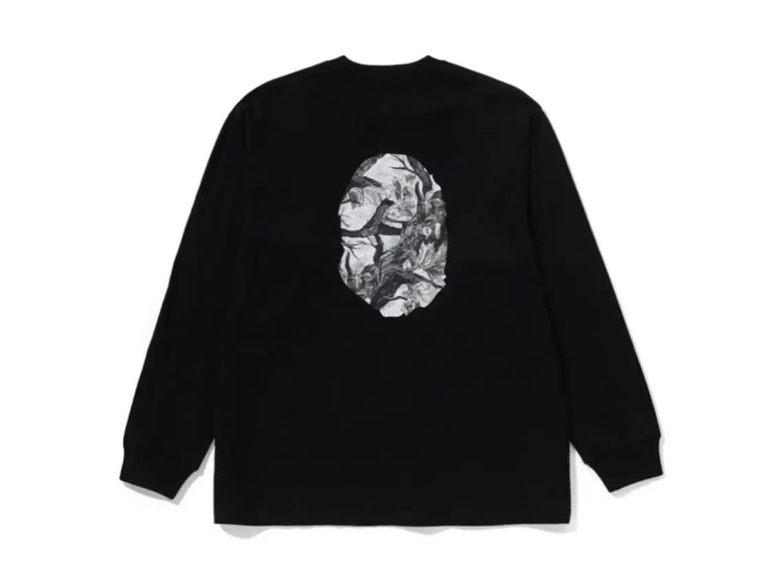 베이프 bape 트리 엣지 카모 에이프 헤드 롱슬리브 티셔츠 XL 상품이미지2