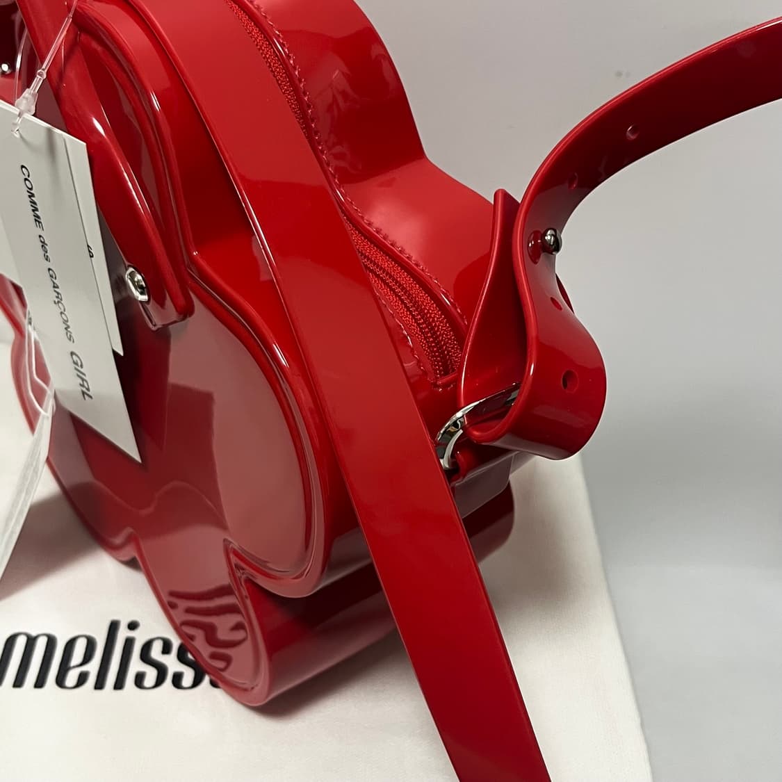 꼼데가르송 걸 x 멜리사 25fw 플라워백/레드 상품이미지2