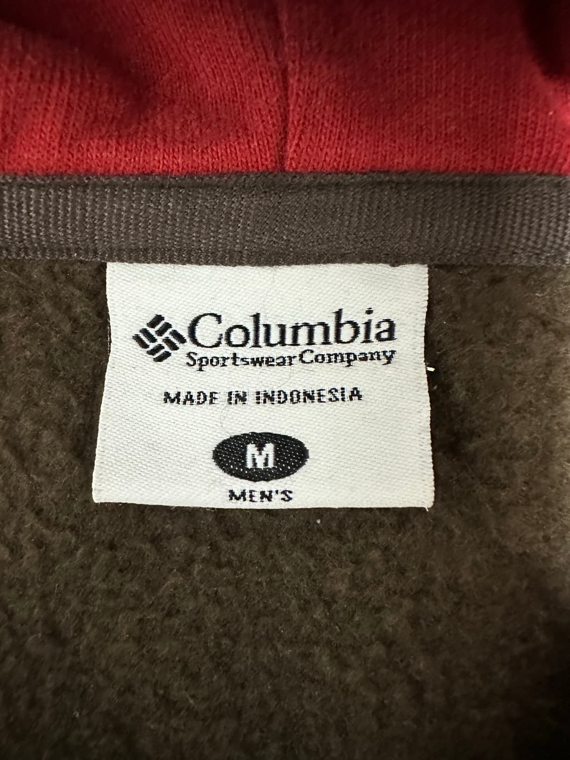 컬럼비아 기모 브라운 후드집업 상품이미지4