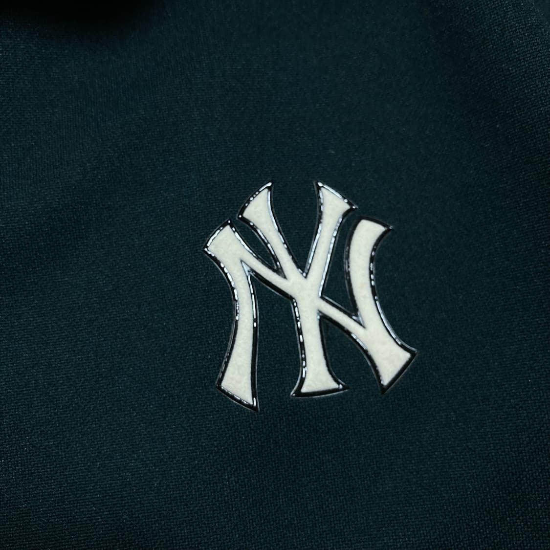 MLB 뉴욕양키스 스몰 로고 사이드 라인 딥 그린 트랙탑 져지 상품이미지2