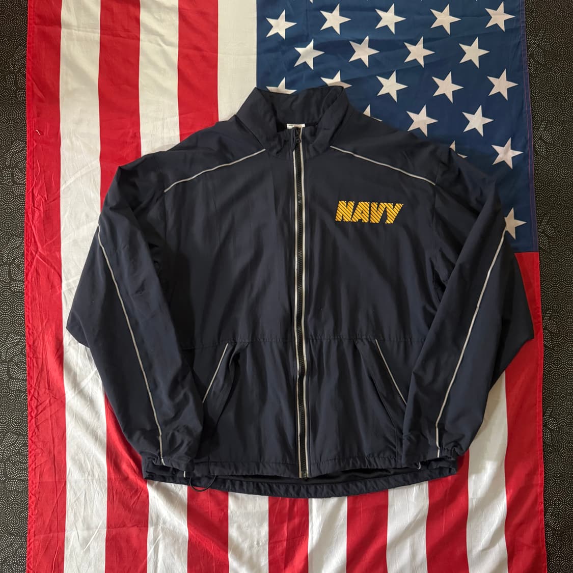 [S] 밀리터리 미 해군 NAVY 바람막이 러닝 자켓 -2 상품이미지1