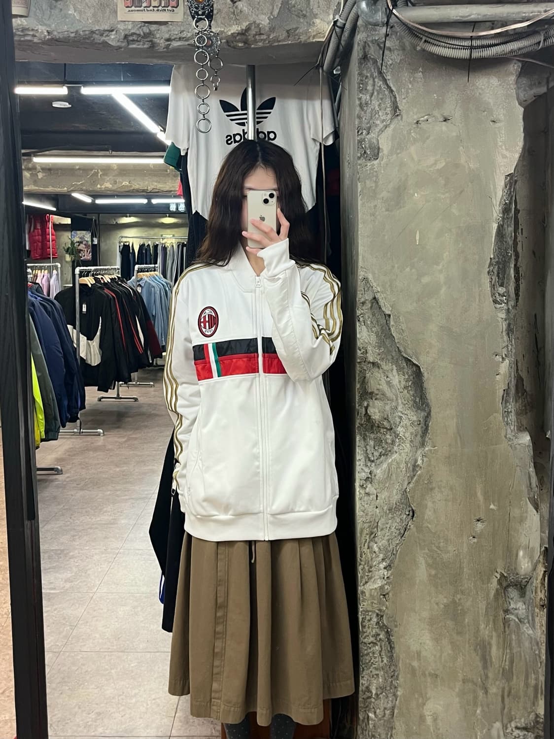 아디다스 AC밀란 트랙탑 져지 화이트 L #csz2463 상품이미지2