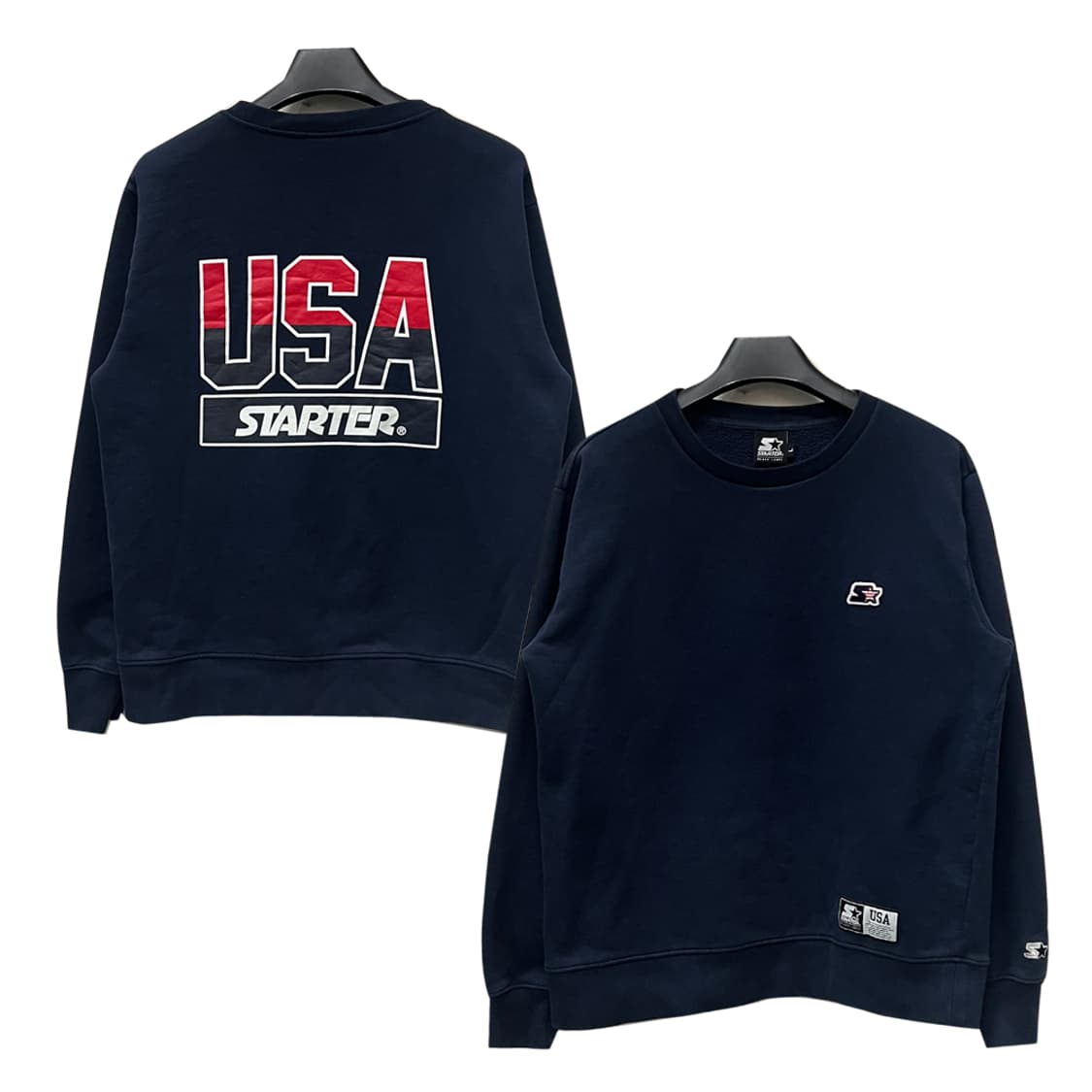 스타터 블랙라벨 USA 백로고 맨투맨 L 상품이미지1