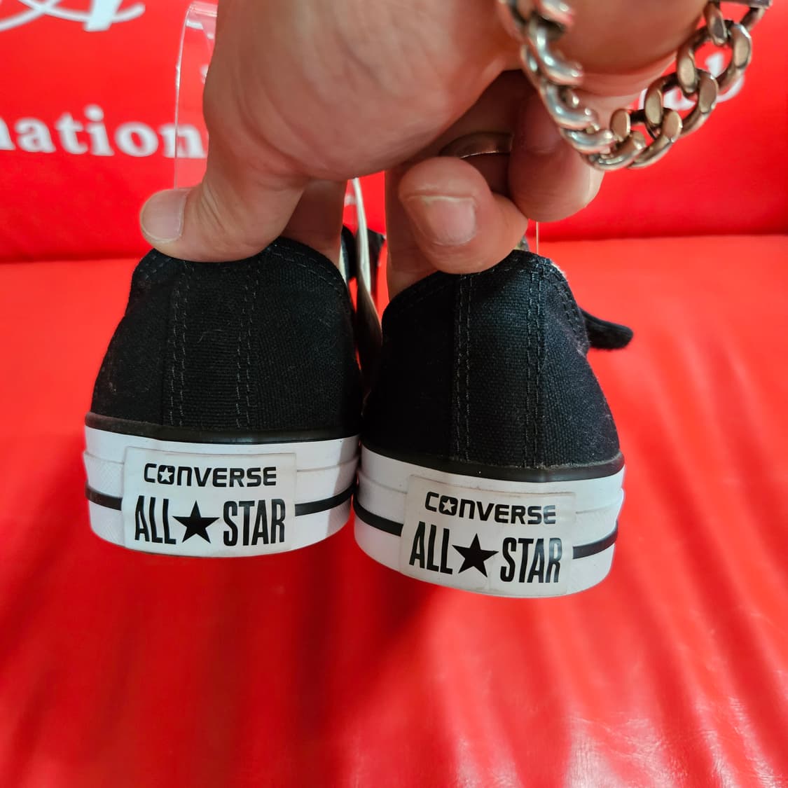(새상품)컨버스(Converse) 척 벨크로 스니커즈 250size 상품이미지4