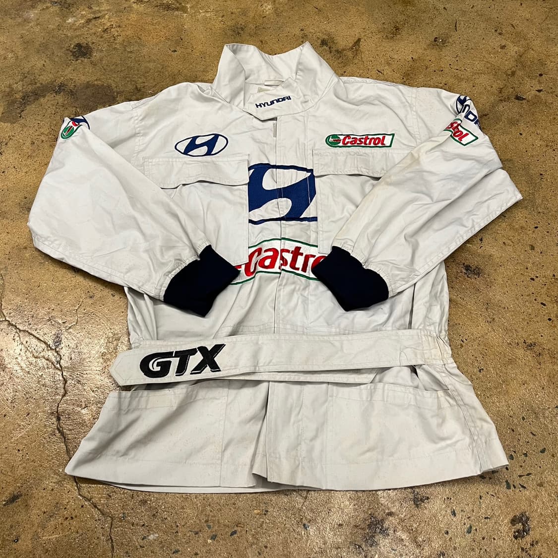[ 정품/L ] Castrol 현대 빈티지 레이싱 자켓 b16 상품이미지2