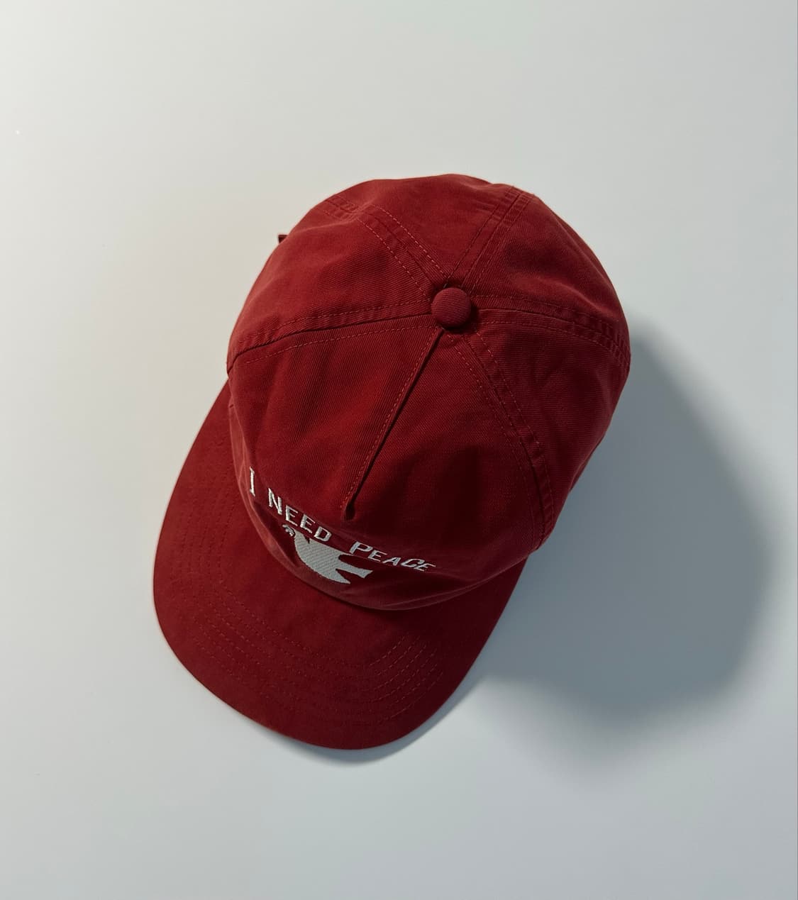 파르티멘토 VTG 워시드 INP 볼캡 레드 상품이미지2