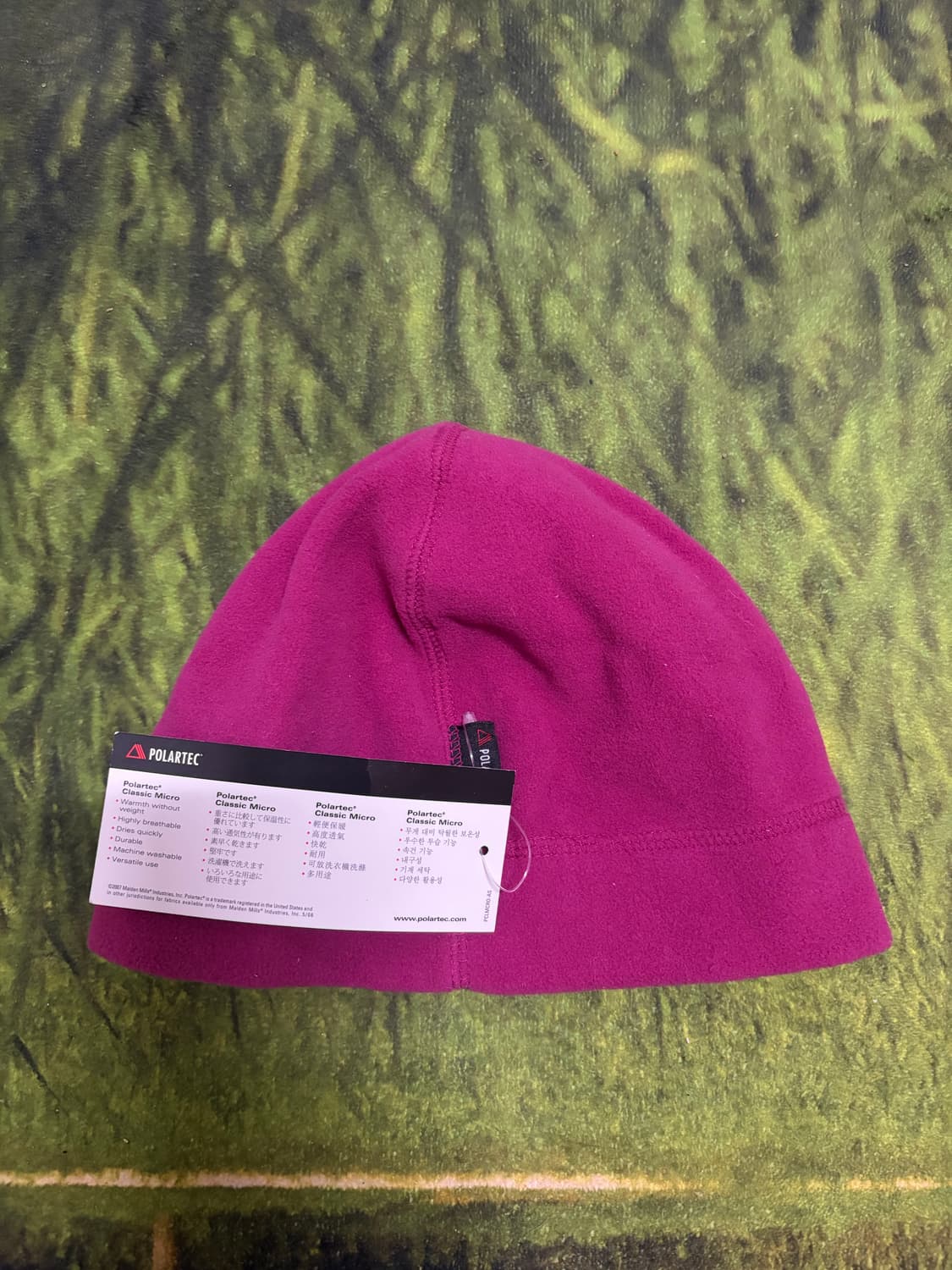 노스페이스 핑크 비니 모자 상품이미지2