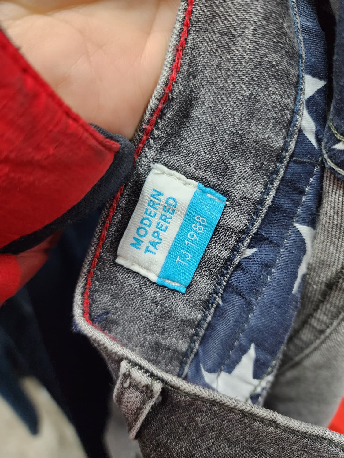 타미힐피거 USA 성조기 모던 테이퍼드 데님 팬츠 상품이미지7