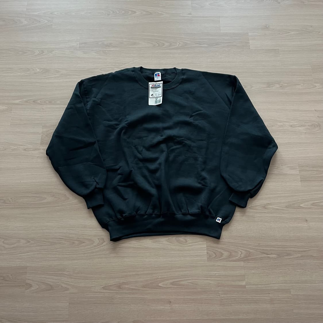 [2XL] 90s 빈티지 러셀 스웻셔츠 맨투맨 블랙 상품이미지1