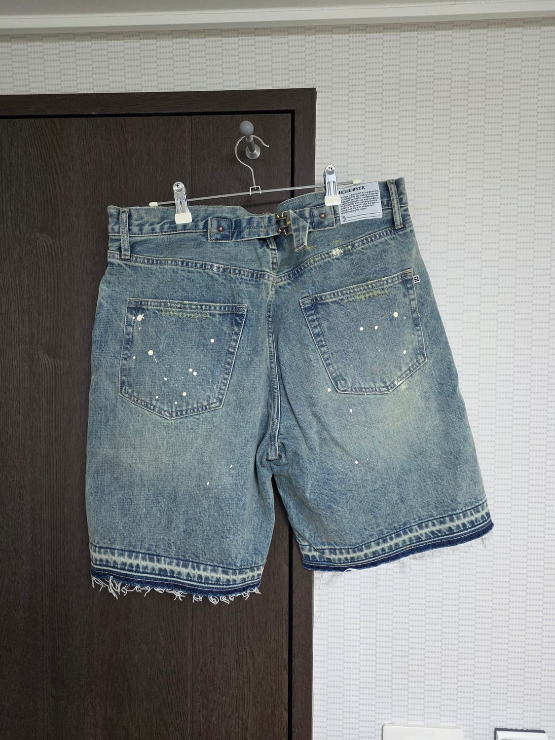 비헤비어 523S 셀비지 데님 쇼츠 4사이즈 상품이미지3