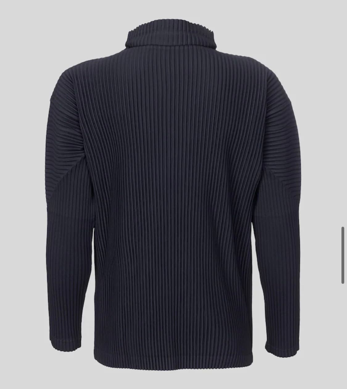 옴므 플리세 네이비 하이넥 상품이미지2