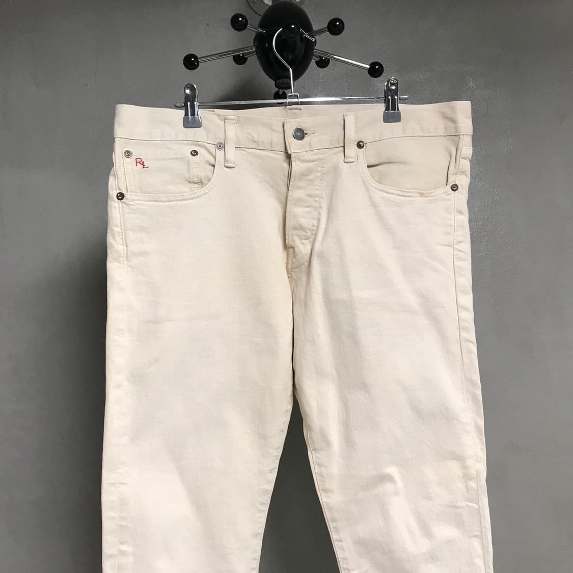 폴로 랄프로렌 코튼 팬츠 아이보리 34/32 상품이미지2