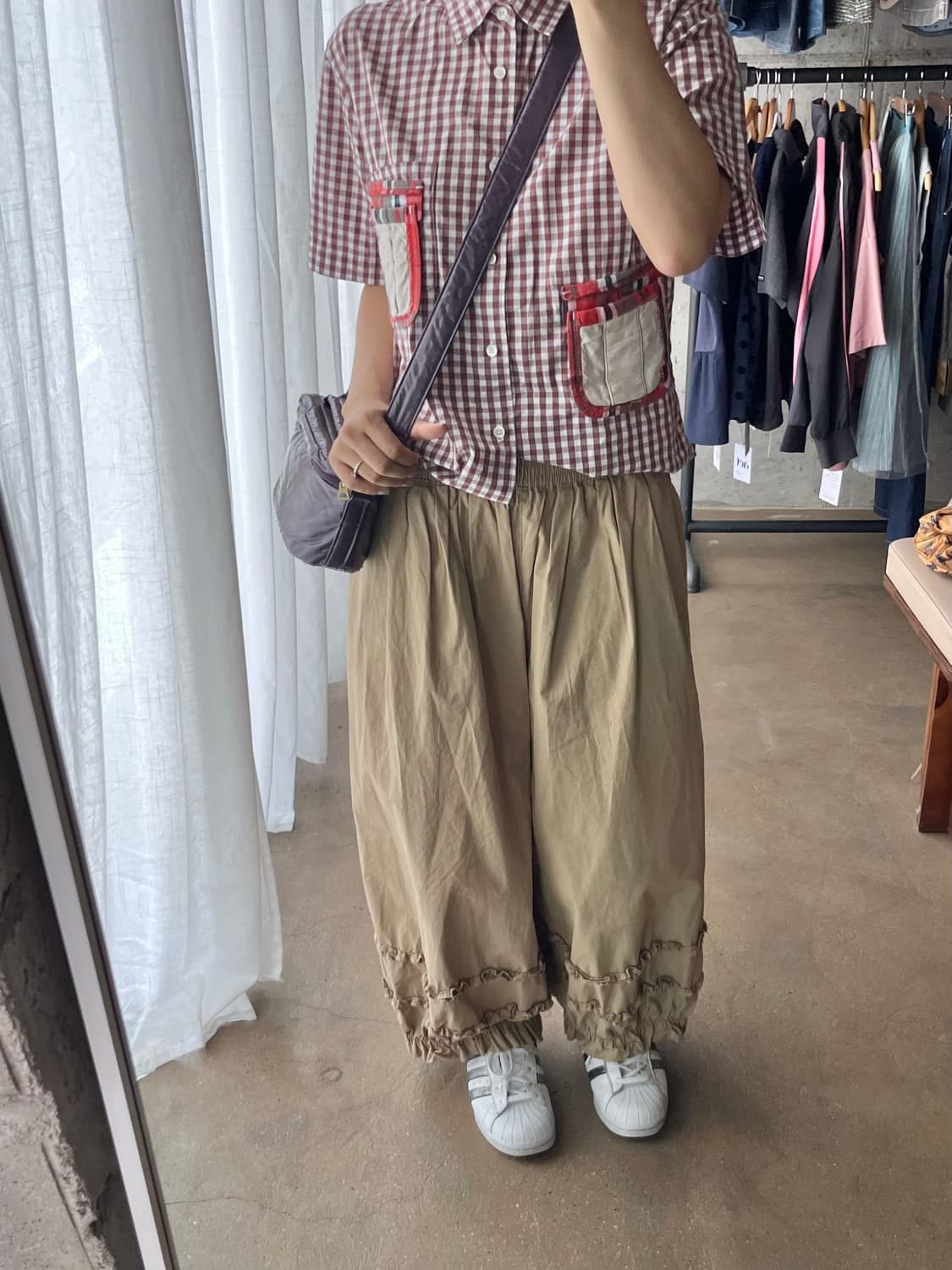 포터 도트 배니티백 퍼플 상품이미지9