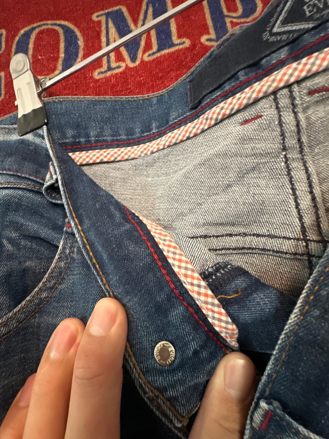 Evisu Straight Pants / W36 상품이미지9