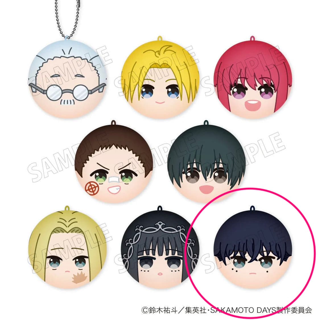 사카모토데이즈 세바나츠키 마루코레 1탄 마스코트 인형 키링 상품이미지4