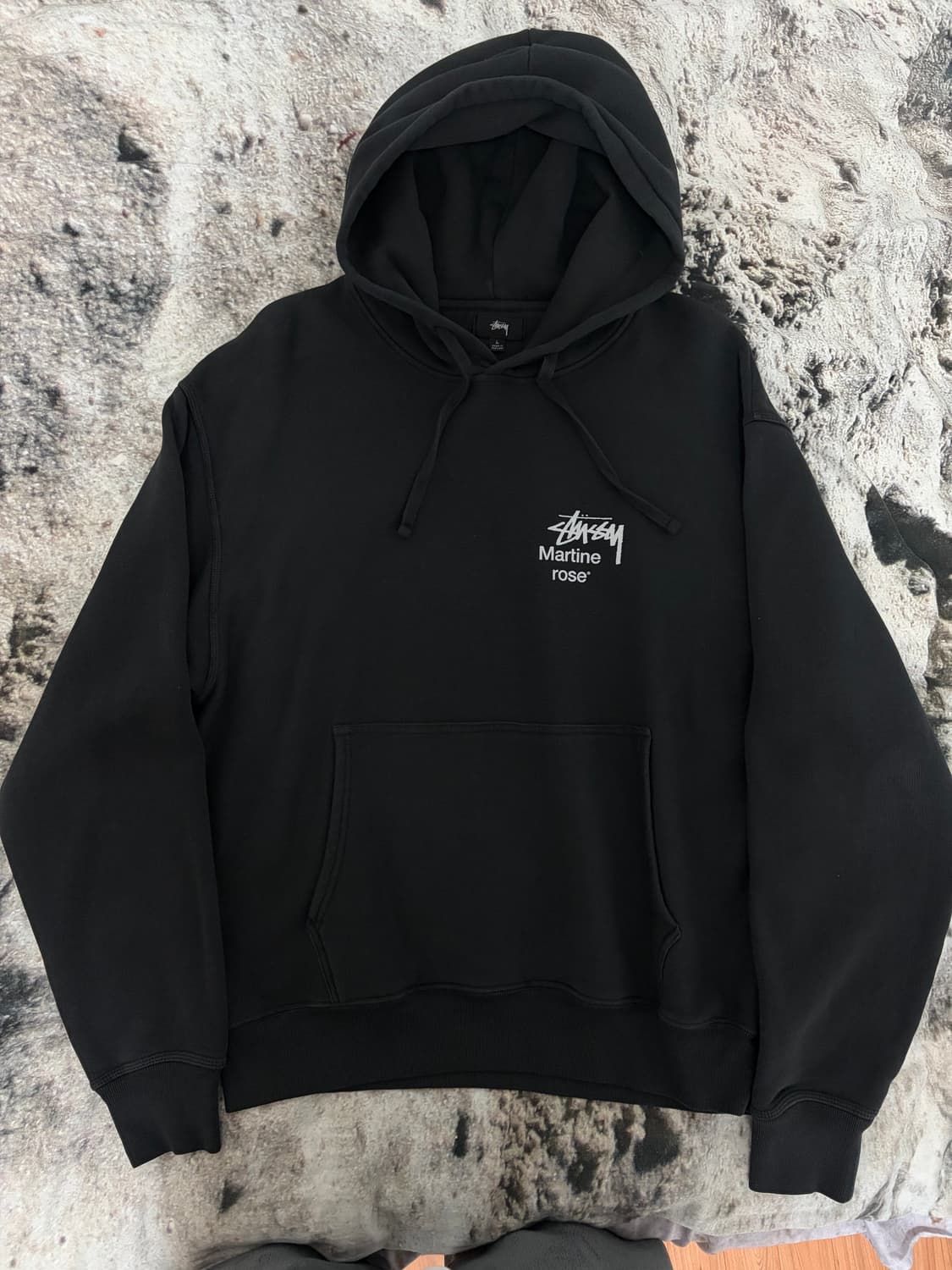 [L] 스투시x마틴 로즈 콜라주 피그먼트 다이드 후드 상품이미지2