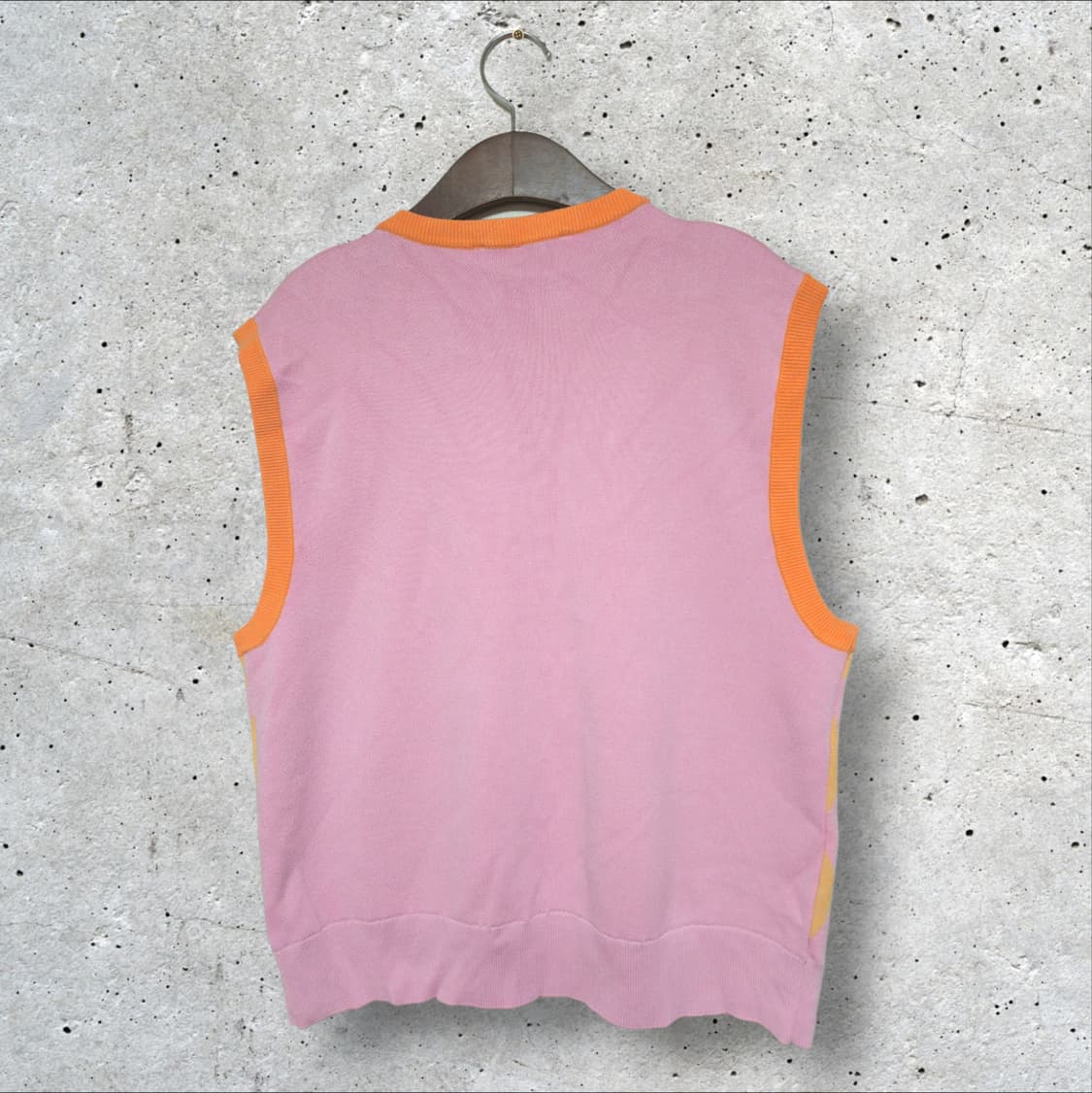 자라 아가일 니트 조끼 (95/M) 상품이미지4