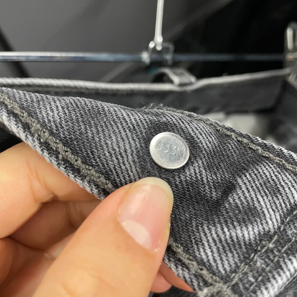 리바이스 Levi’s 501 도미니카공화국 블랙 데님 팬츠 34/30 상품이미지4