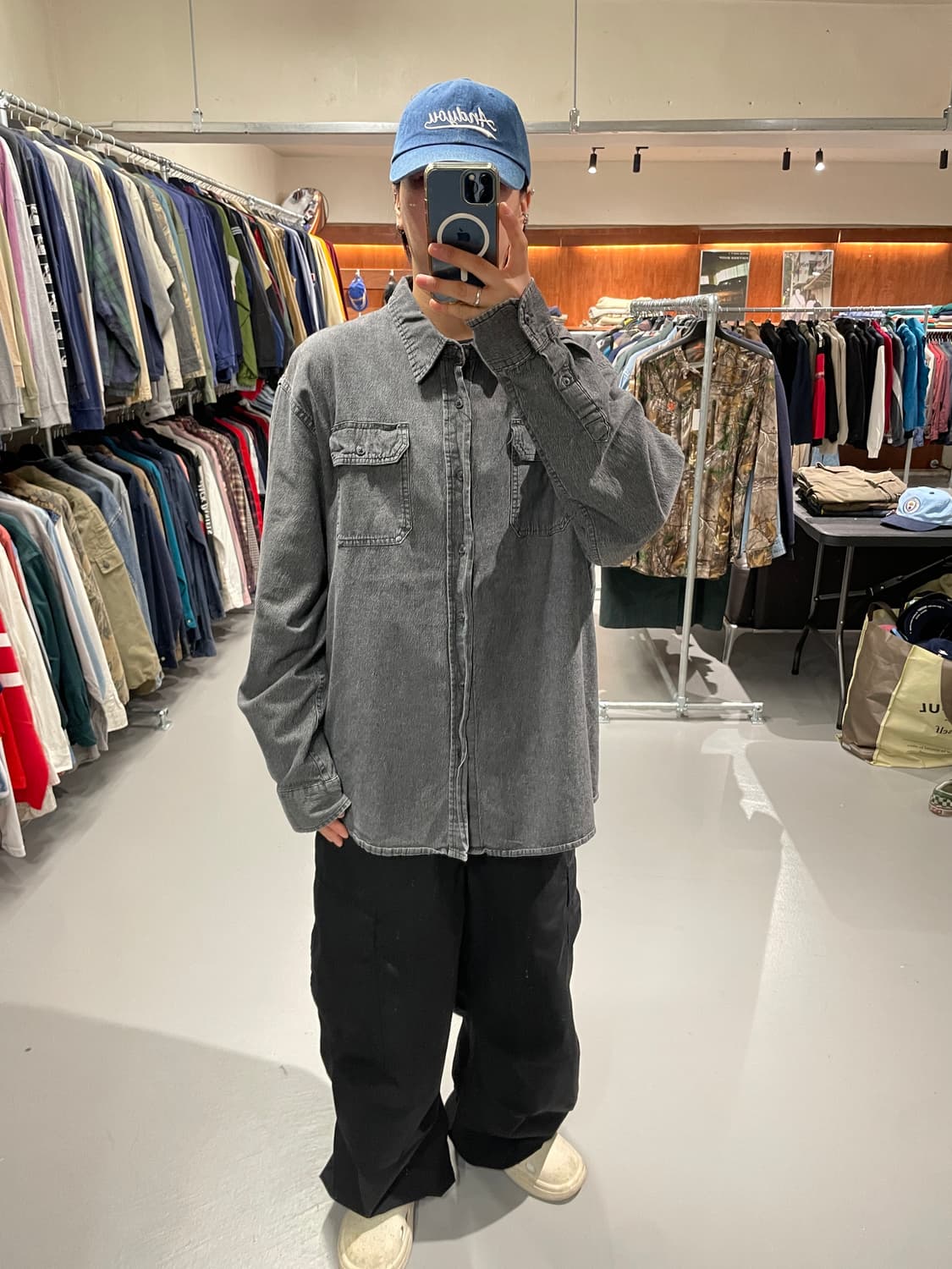 랭글러 흑청 셔츠   상품이미지4