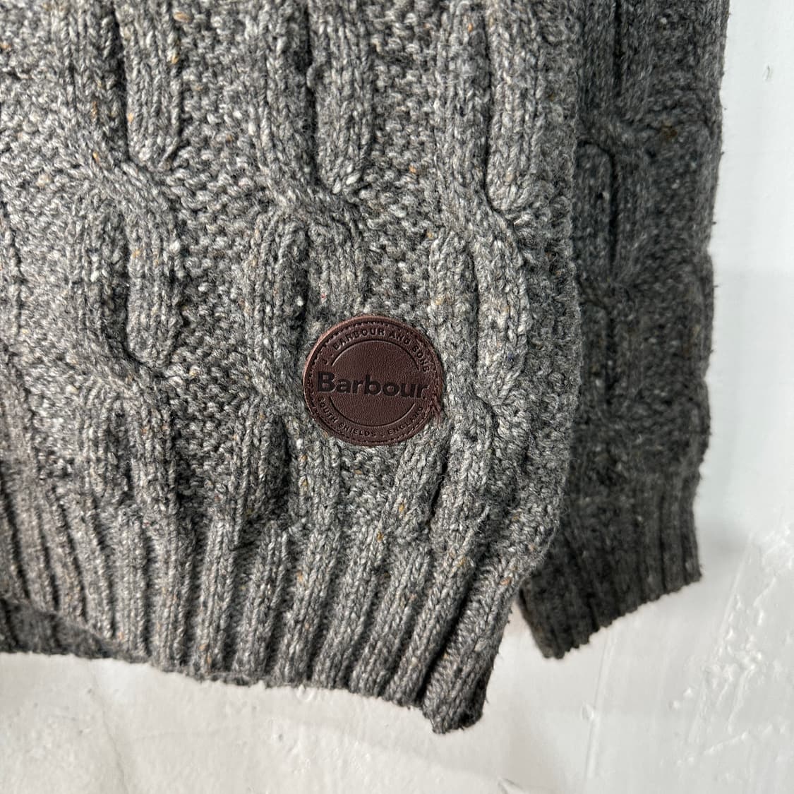 Barbour 바버 꽈배기 니트 95 상품이미지3