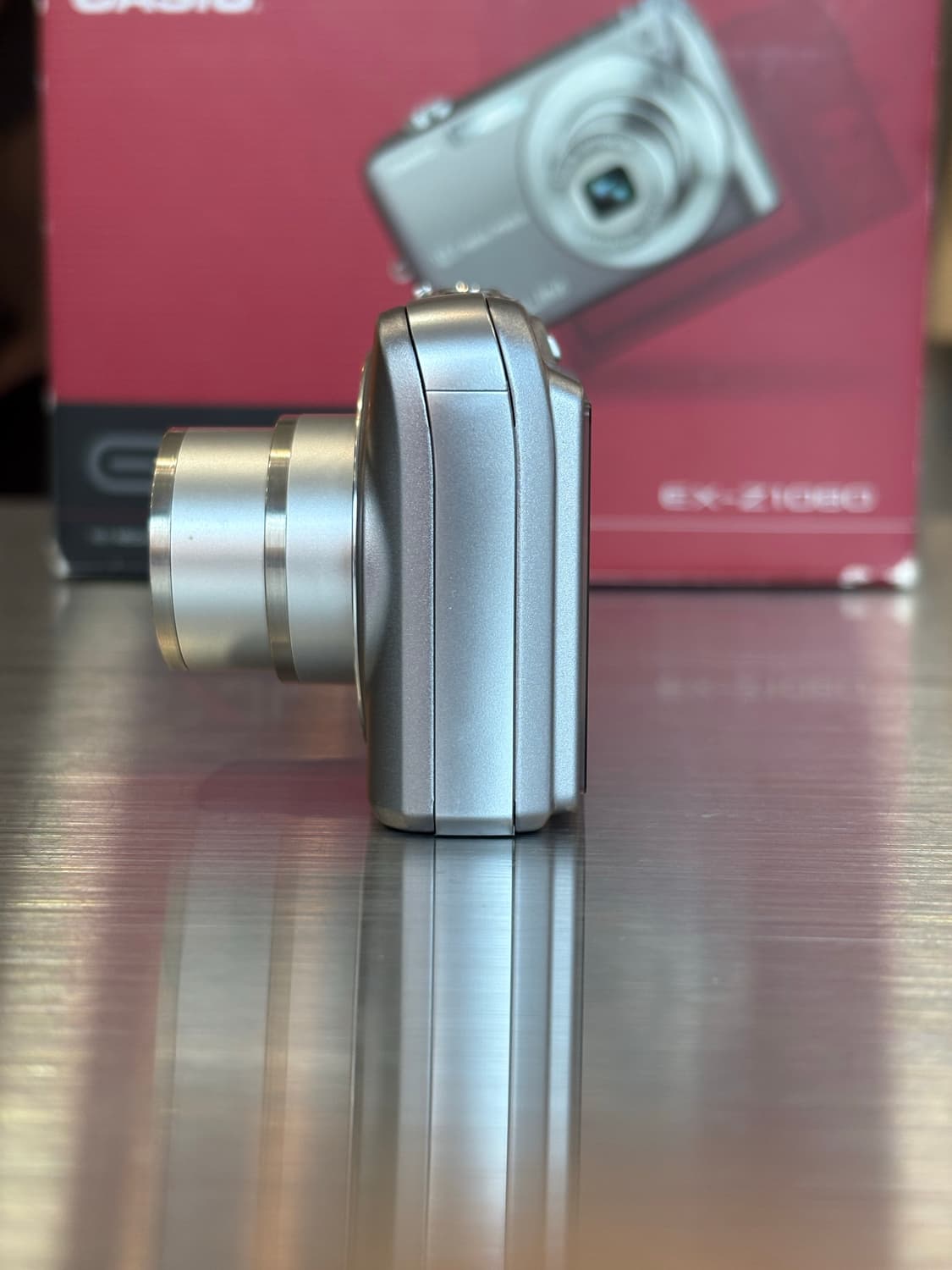 풀박/민트급/날짜표시)카시오 엑슬림 ex-z1080 빈티지디카 상품이미지5