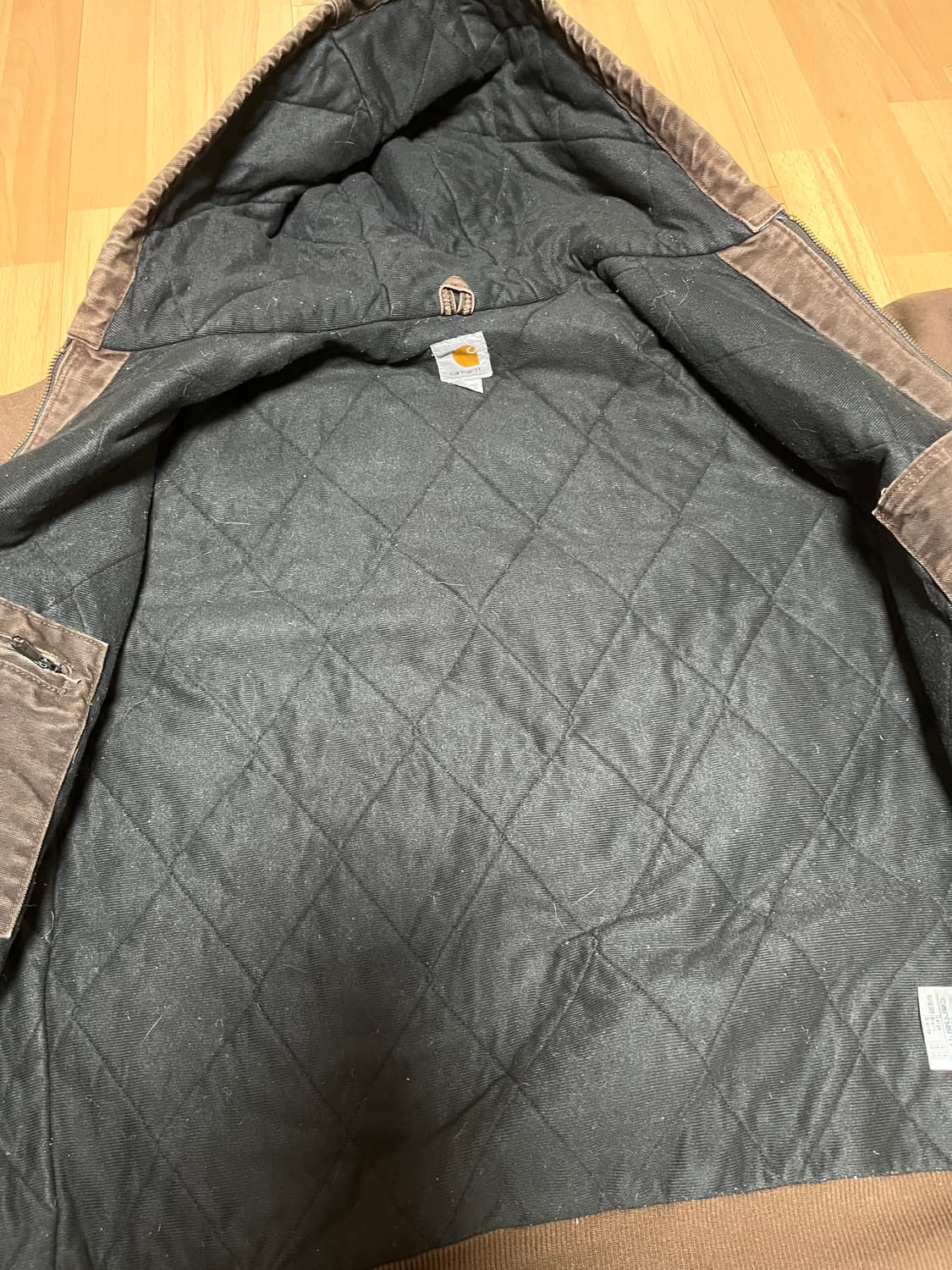 칼하트 wj130 dkb 다크브라운 액티브자켓 상품이미지4