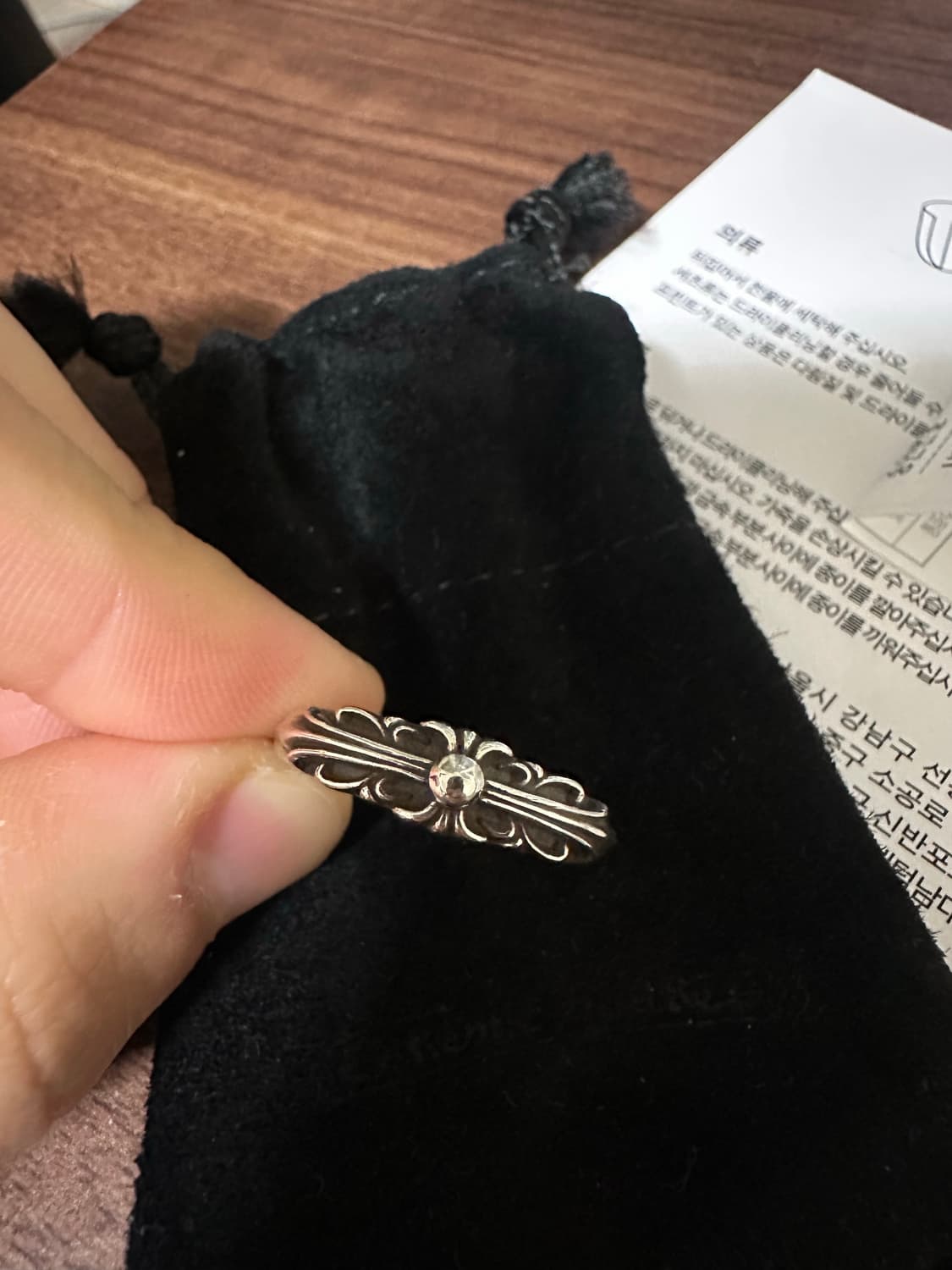 크롬하츠 베이비플로랄링 US9.5 상품이미지1