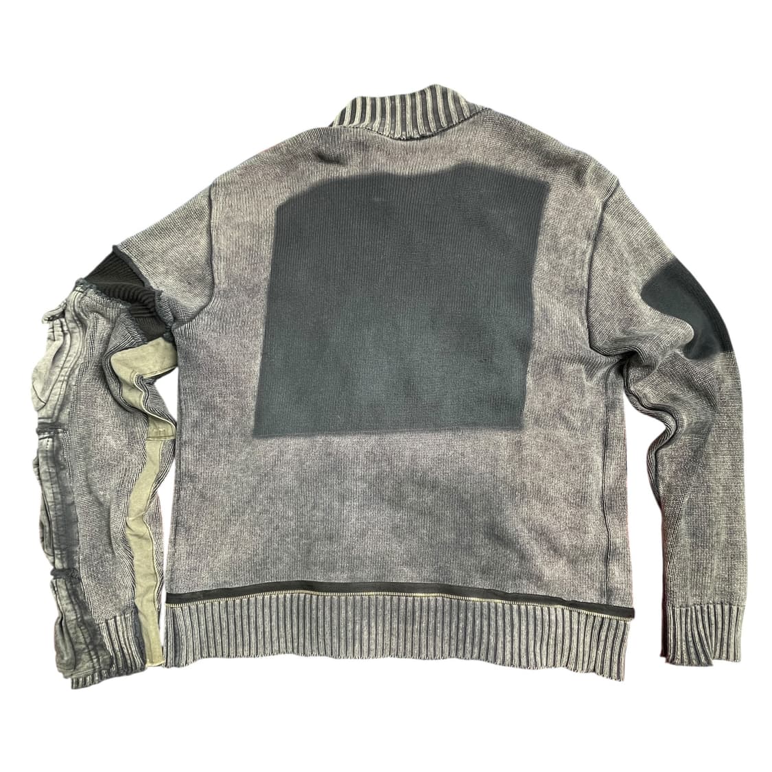 멀티 포켓 카고 니트 집업 상품이미지2